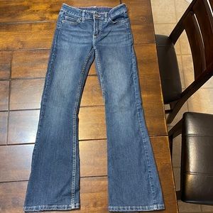 Girls Wrangler jeans. 14 Slim
